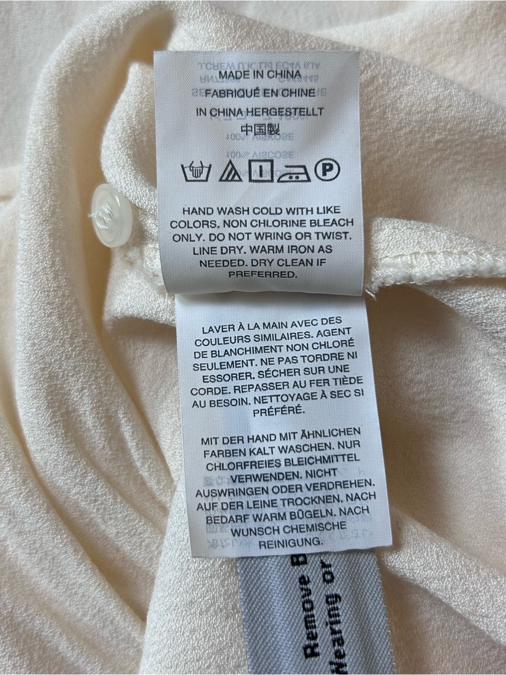 Madewell Cream Tiered Peasant Blouse - Picture 12 of 12
